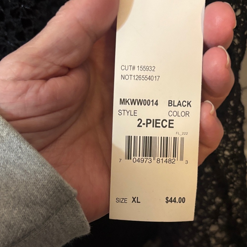 Notations Black Sequin Blouse NWT - image 2